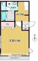 ガーデンヴィラ新中野103の間取り