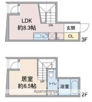 FLORAISON HANAKAWADO302の間取り