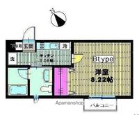 神奈川県横浜市南区前里町3丁目の賃貸マンションの間取り