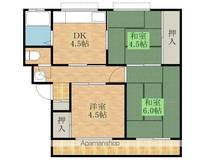 桜ヶ丘マンション1-17の間取り