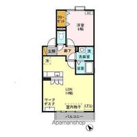 オベルジーヌ Bの間取り