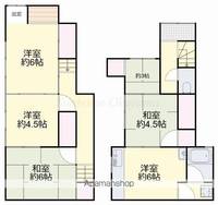 岡山県岡山市北区天瀬南町(一戸建)の賃貸物件の間取り