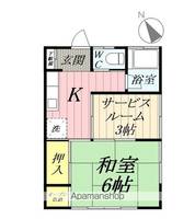 中川荘201の間取り
