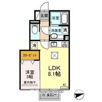 エルハーベン Bの間取り