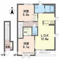ブランシェ山の手Cの間取り
