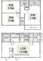 物件の間取り画像