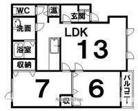物件の間取り画像