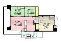 アルファフレシア久留米駅前205の間取り
