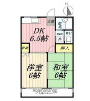 埼玉県三郷市新和3丁目の賃貸アパートの間取り
