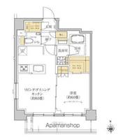グレーシアフィット横浜901の間取り