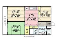 神奈川県横浜市港南区野庭町の賃貸マンションの間取り