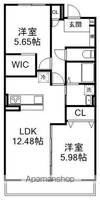 イデア緑が丘B棟の間取り