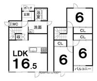 物件の間取り画像