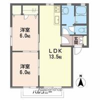 メゾン北野 A棟の間取り