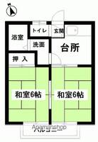 コーポオーガストの間取り