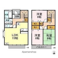 ロイヤルガーデン壱−七番館の間取り