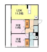 物件の間取り画像