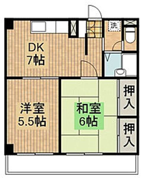 エステートピア松江の間取り