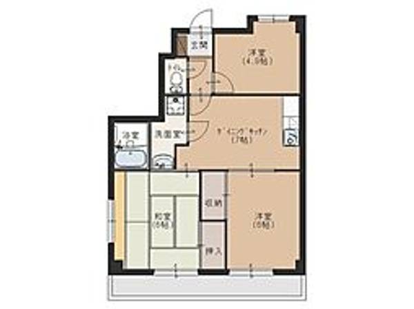 物件の間取り画像