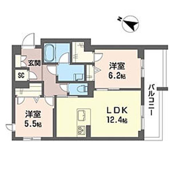 物件の間取り画像