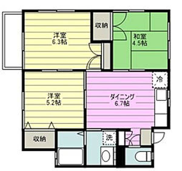 物件の間取り画像