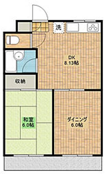 ブルースカイマンションの間取り