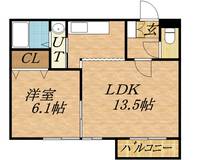 カントリースクエア403の間取り