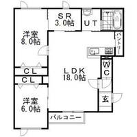 サンブライトⅢ101の間取り