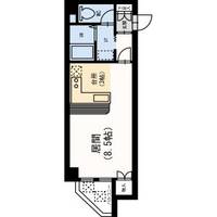 藤井ビル中の島Ⅱの間取り