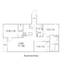 北海道札幌市白石区菊水六条1丁目の賃貸マンションの間取り
