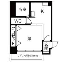 北海道札幌市北区北十一条西4丁目の賃貸マンションの間取り