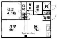 北海道札幌市北区北十八条西5丁目の賃貸マンションの間取り
