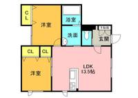 物件の間取り画像