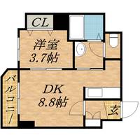 レジデンスタワー札幌806の間取り