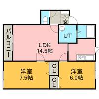 サンパーク木下201の間取り