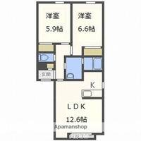 物件の間取り画像