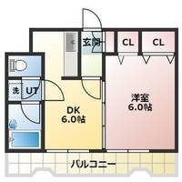 大玄ビル402の間取り