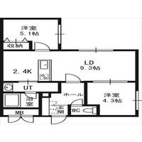 トロワブラン00403の間取り