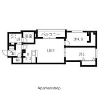 北海道札幌市西区発寒三条6丁目の賃貸マンションの間取り