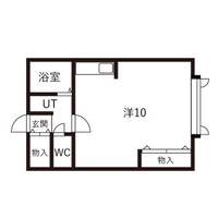 黒田ハイム205の間取り