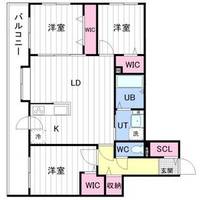 アルファスクエア北22201の間取り