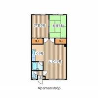 北海道札幌市北区北三十条西3丁目の賃貸アパートの間取り