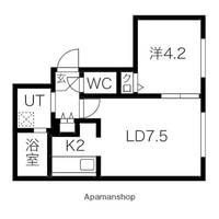 北海道札幌市白石区本通12丁目南の賃貸マンションの間取り