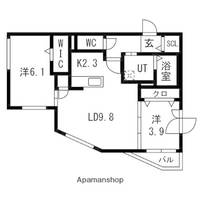 北海道札幌市東区北十一条東1丁目の賃貸マンションの間取り