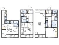 レオパレス大樹207の間取り