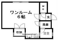 北海道札幌市豊平区西岡二条8丁目の賃貸マンションの間取り