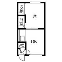 ハイムカトレアB105の間取り
