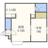 カサブランカ弐番館302の間取り