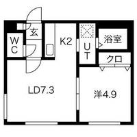 クラリス二十四軒の間取り