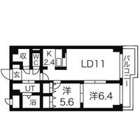 ラフォーレパークヒル603の間取り